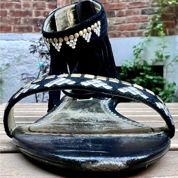 LOVELY PEOPLE Suede Fringe Sandals - Picture 9 of 9